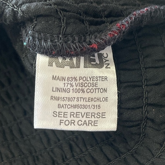 Katie J NYC Girls Chloe Puff Sleeve Smocked Cropped Top Size Medium - Picture 6 of 14